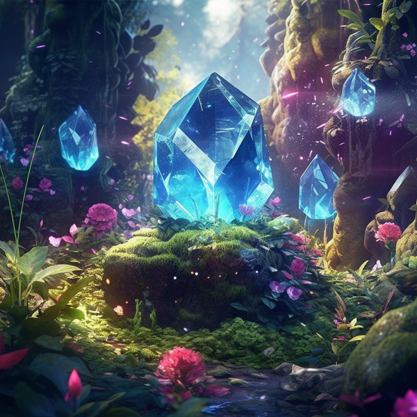 Forest Crystals 3 - Art Image (Professional License)