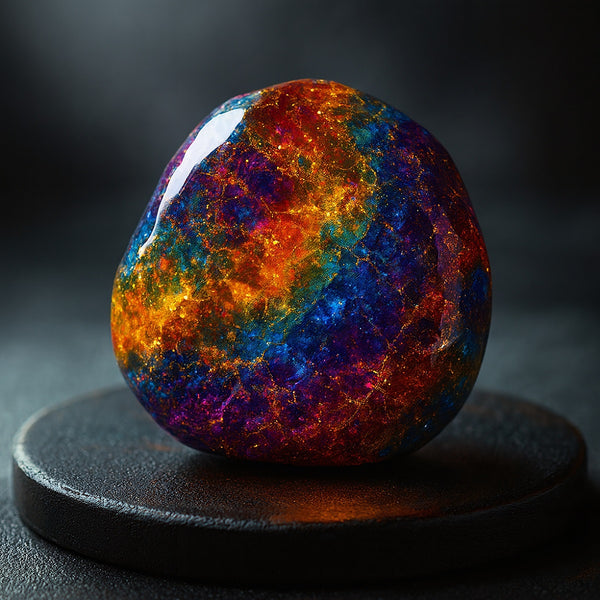 PEACOCK ORE ESSENCE™ - “Stone Of Happiness”, Activate The Third Eye & Crown Chakras, Boosts Confidence & Motivation, Enhancing  Intuition & Spiritual Awareness