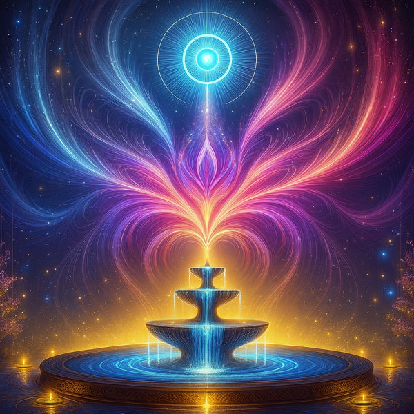 PEACOCK FOUNTAIN UNITY TECHNIQUE™ - Activates Third Eye & Heart Chakras, Connects Intuition with Unselfish Love, Brings Harmony & Balance into Relationships