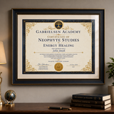 Certificate of Neophyte Studies in Energy Healing